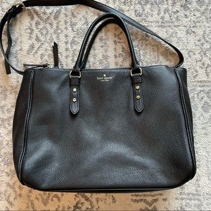 Black Kate Spade Laptop Bag/Tote